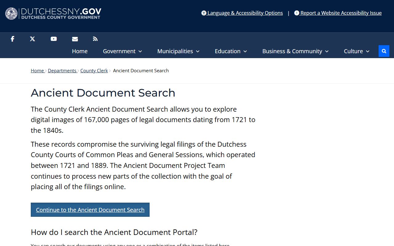 Dutchess County Ancient Document Search with historical arrest warrants