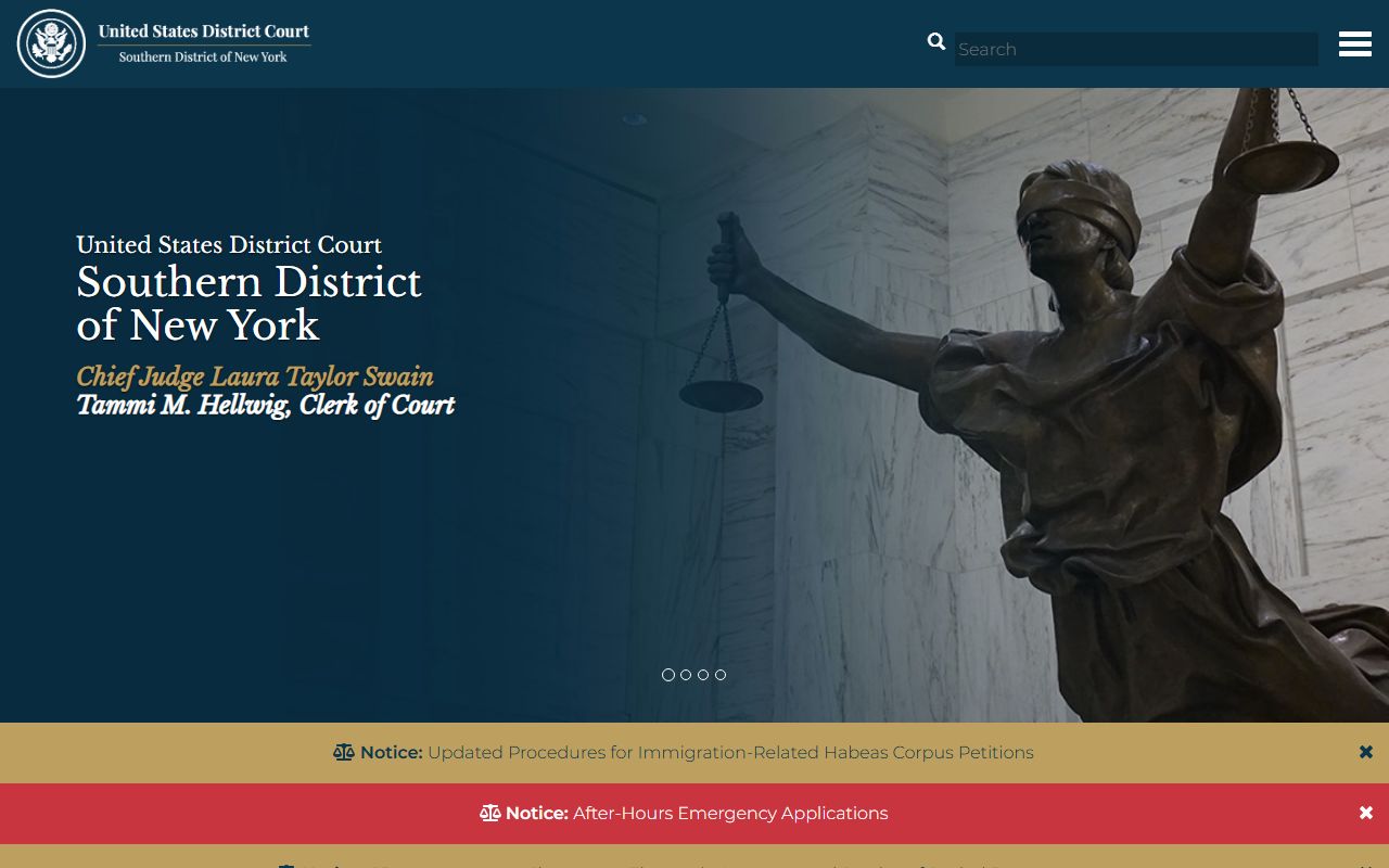U.S. District Court Southern District of New York serving Dutchess County